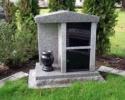 This beautiful granite mausoleum is the perfect way to honor your loved one. 